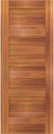 Flat  Panel  San  Diego  Teak  Doors